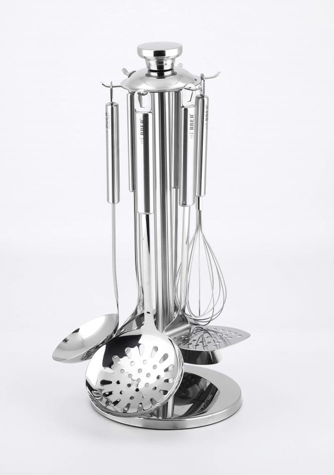 BỘ 7 MÓN DỤNG CỤ LÀM BẾP ARBER CHẤT LIỆU INOX CAO CẤP SANG TRỌNG SIÊU BỀN