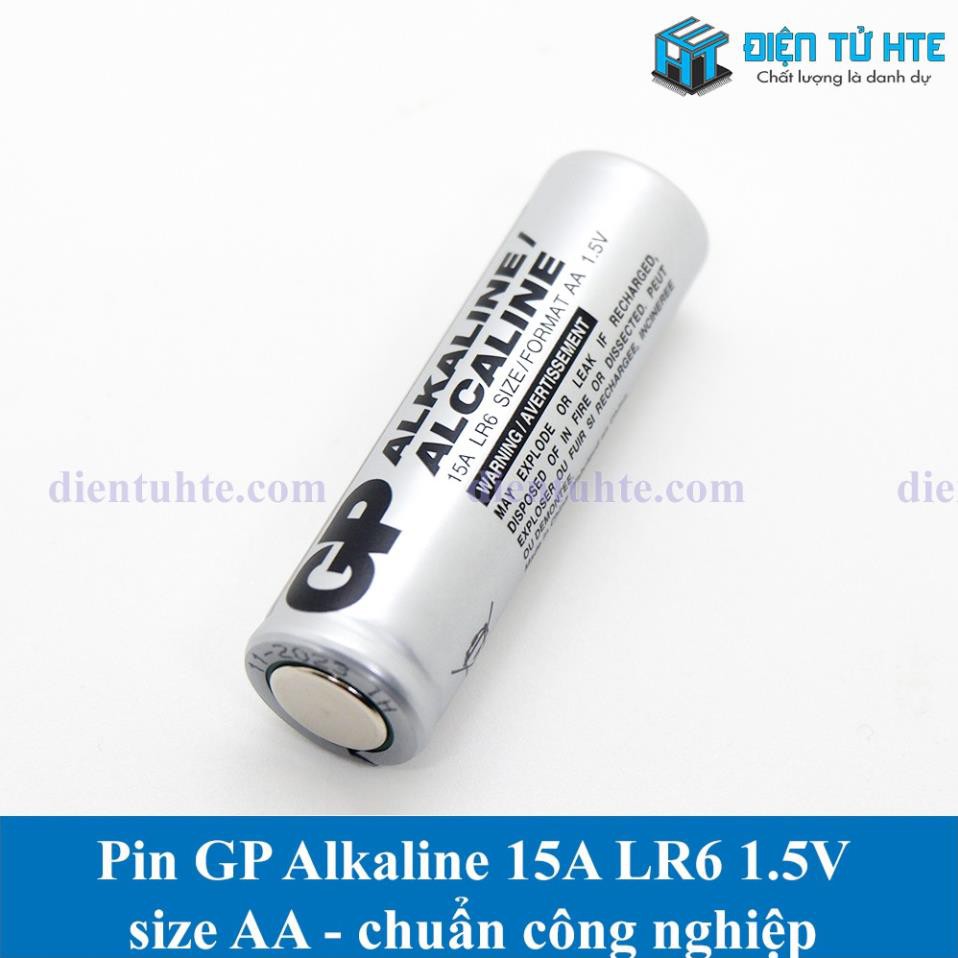 Pin AA 1.5V Alkaline GP Bạc 15A chuẩn Công nghiệp