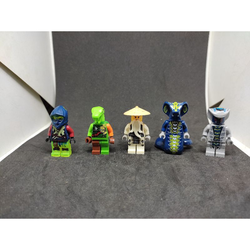 COMBO 5 Nhân Vật NINJAGO Non Lego Minifigures ( Hàng 2HAND )