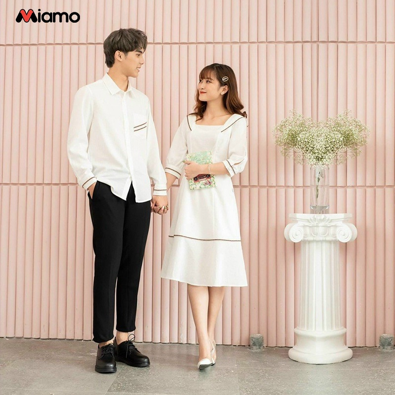 Set đồ đôi nam nữ thiết kế châu âu thời trang Miamo MO67 (Kèm ảnh thật)