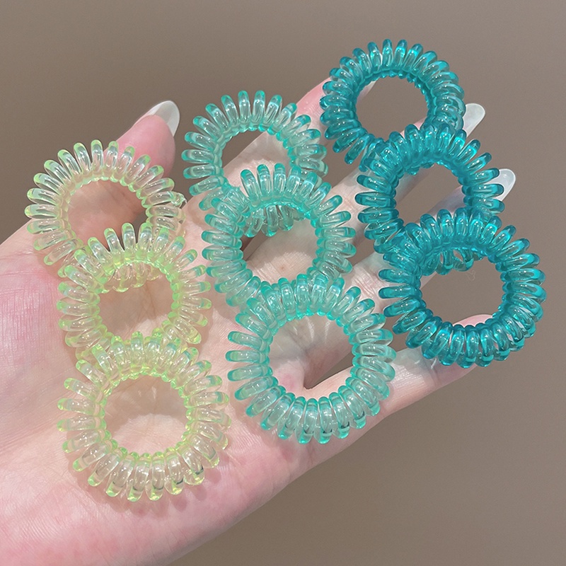 Dây Cột Tóc Lò Xo Co Giãn Màu Kẹo Thời Trang