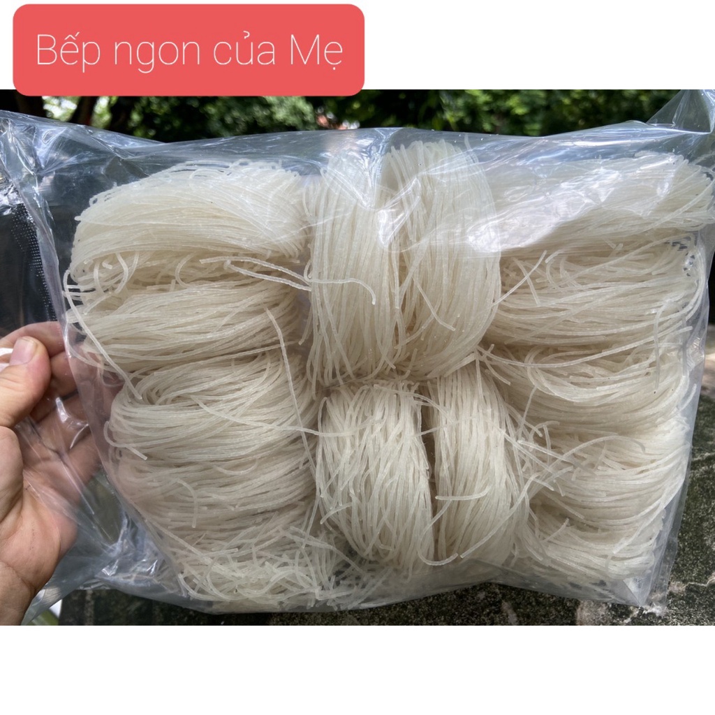 1Kg Mỳ Gạo Khô (bún khô) đảm bảo sạch, sợi dai an toàn vệ sinh thực phẩm, cam kết không hoá chất_ Đặc sản xứ Nghệ
