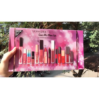 Set son môi SEPHORA FAVORITES - Give me more lip 14 món