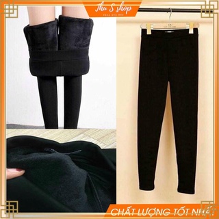Quần Legging lót nỉ đại hàn co dãn 4 chiều chất đẹp lót lông dày dặn siêu ấm Q2M02 thoitranggiasi