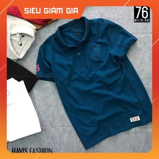 Áo thun nam cổ bẻ Aber All Star 76 logo dập nổi cao cấp AXK038