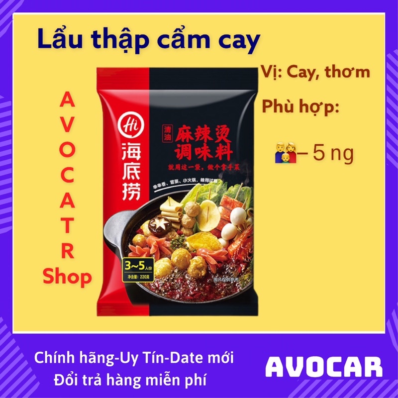 Cốt lẩu haidilao Thập cẩm tê cay. Lẩu Gia đình Hanoi Food | BigBuy360 - bigbuy360.vn