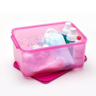 hộp bqtp jumbo modular pink 15L tupperware