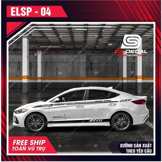Top 9 mẫu tem hyunndai elantra hot nhất 2022, tem sườn dán xe ô tô, decal dán sườn ô tô ds decal