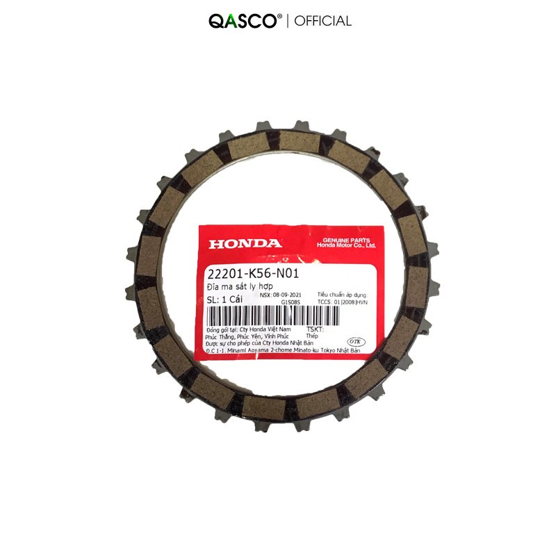 Lá côn phíp ly hợp HONDA Winner 150 / Winner X / CBR150R (RS150 V1 / V2 / V3)  QA(22201K56N01) _( 1499)