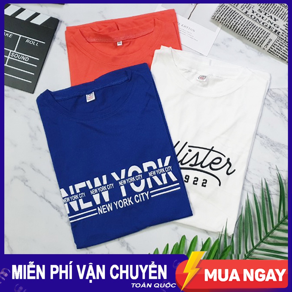COMBO 2 Áo Thun Nam Cotton BM02 - Màu Ngẫu Nhiên