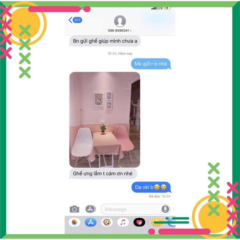 Ghế nhựa Cafe - Văn Phòng chân gỗ nhập khẩu EAMES Đủ Màu | BigBuy360 - bigbuy360.vn