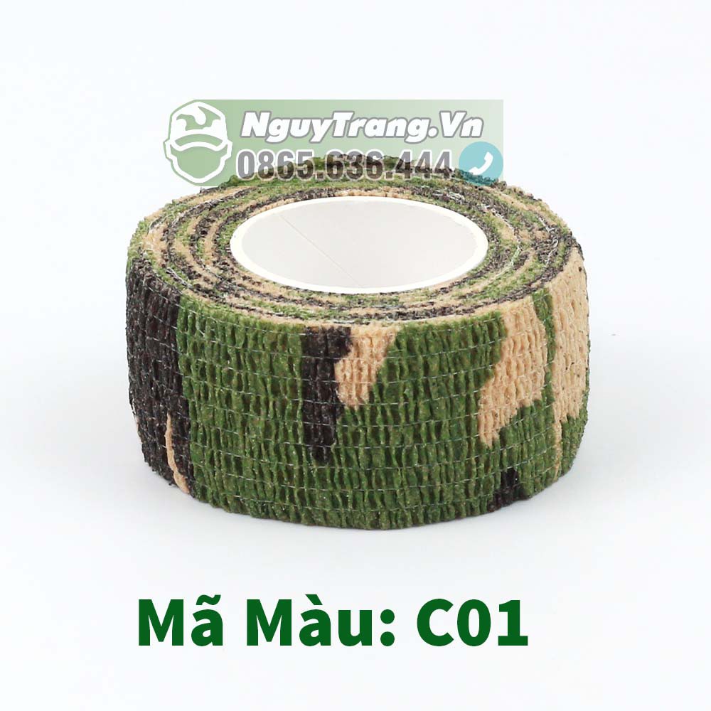 Băng keo ngụy trang quấn ná cao su