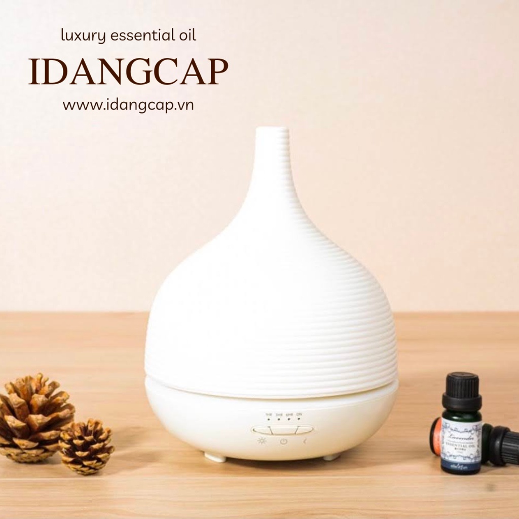 Ellestfun cao cấp - Máy khuếch tán tinh dầu cầu vồng chính hãng IDANGCAP (tặng 10ml tinh dầu sả chanh)