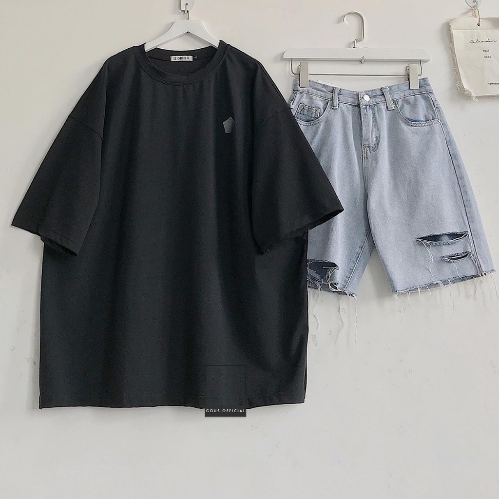 Áo Phông Nữ Form Rộng Áo Thun Tay Lỡ GOUS OFFICIAL  Thiết Kế Basic Chất Liệu Cotton Thoải Mái STUDIO - 1647