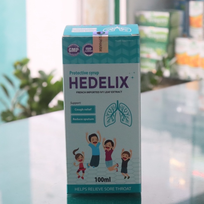 Siro Ho HEDELIX – Hỗ trợ giảm ho, giảm đờm, giúp bổ phổi, giảm khản tiếng do ho (100ml)