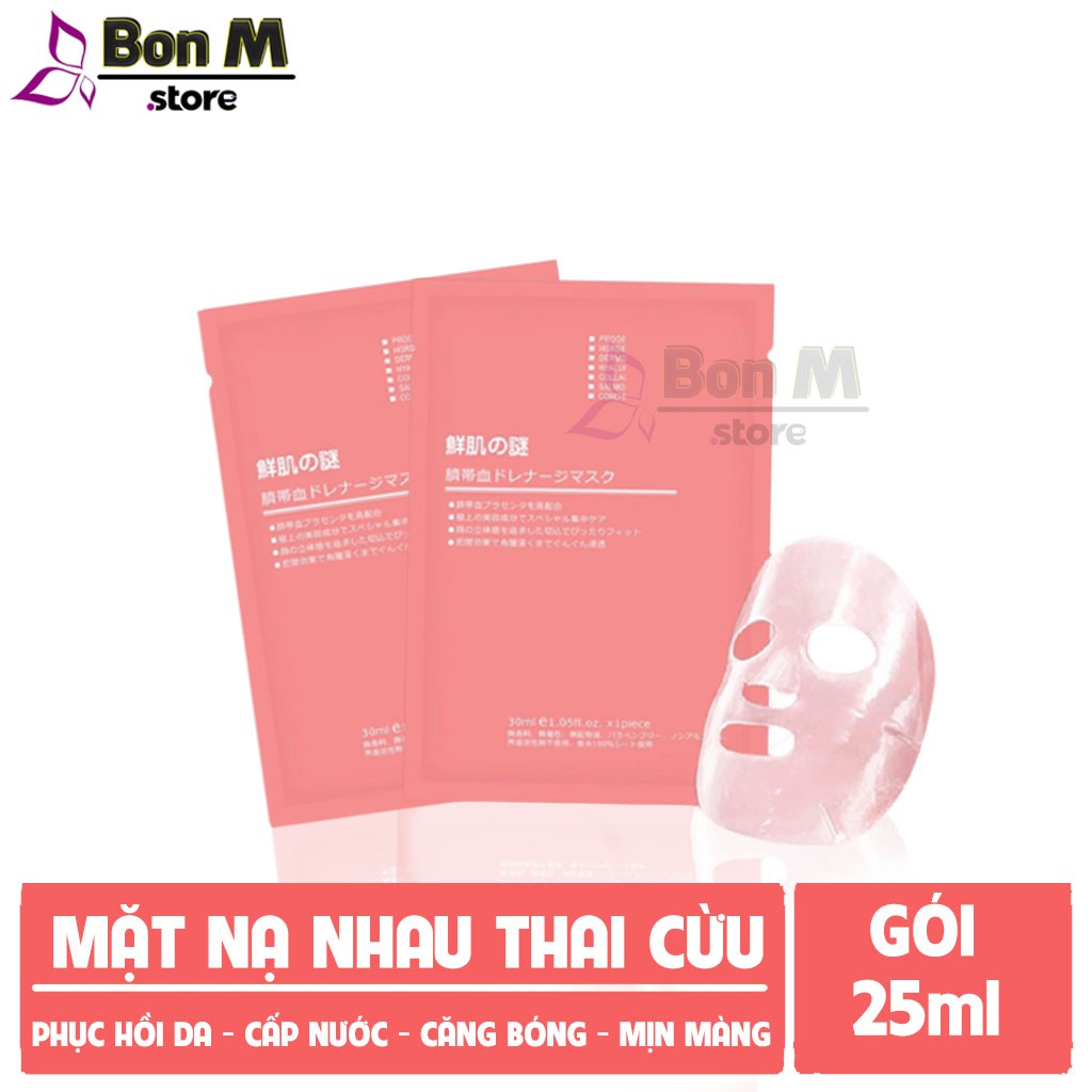 Mặt Nạ Nhau Thai Cừu ⚜️FREESHIP⚜️ Mặt Nạ Rwine Beauty Stem Cell Placenta Mask Nhật Bản ( Date 2022 )