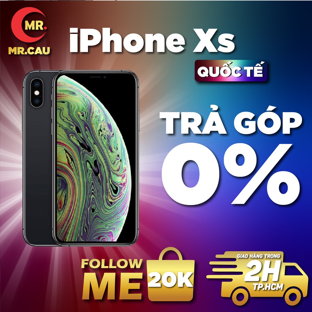 Điện Thoại iPhone XS – Quốc Tế Chính Hãng Apple 64GB Đẹp Keng 99% FREESHIP - MRCAU