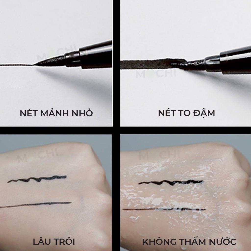 Bút Kẻ Mắt Nước Lâu Trôi Không Thấm Nước Lameila Eyeliner Bút Dạ Kẻ Mắt Mèo Trang Điểm Mắt Nội Địa Trung MOCHI SHOP