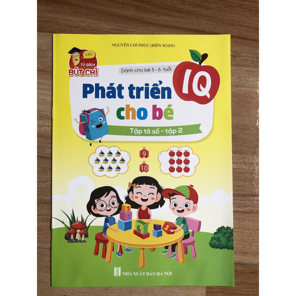 Sách Phát Triển IQ Cho Bé 5 đến 6 tuổi (Combo 8 quyển)