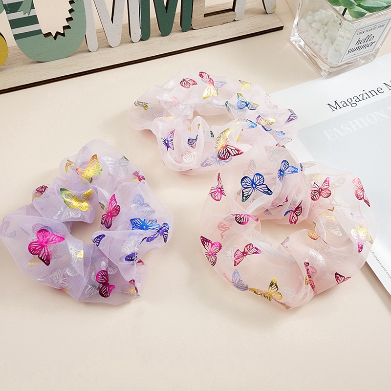 Dây buộc tóc họa tiết in xinh xắn dành cho nữ