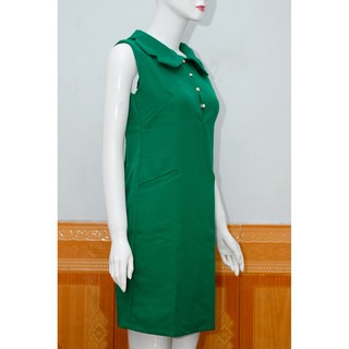 Đầm cổ sen chữ A có túi 