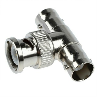 Jack BNC chữ T 1 đực 2 cái