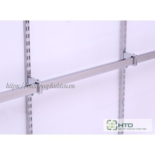 SÉT 2 Cốc đỡ thanh hộp inox cài thanh ray đôi CD06 siêu đẹp