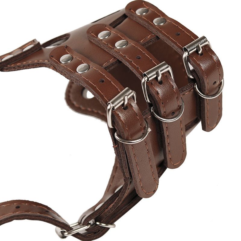 Rọ Mõm Chó, Rọ Mõm Cho Chó Bằng Da PU