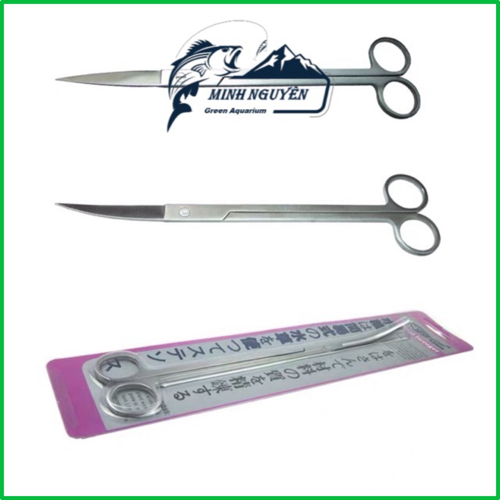 Nhíp Và Kéo trồng cây Inox KENIS Dụng Cụ Trồng Cây Cho Hồ Thủy Sinh