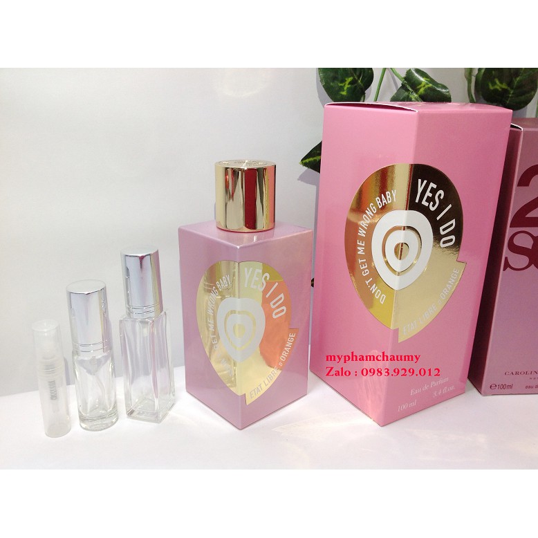 [Mẫu thử] Nước hoa Etat Libre D'Orange Don`t Get Me Wrong Baby, YES I DO