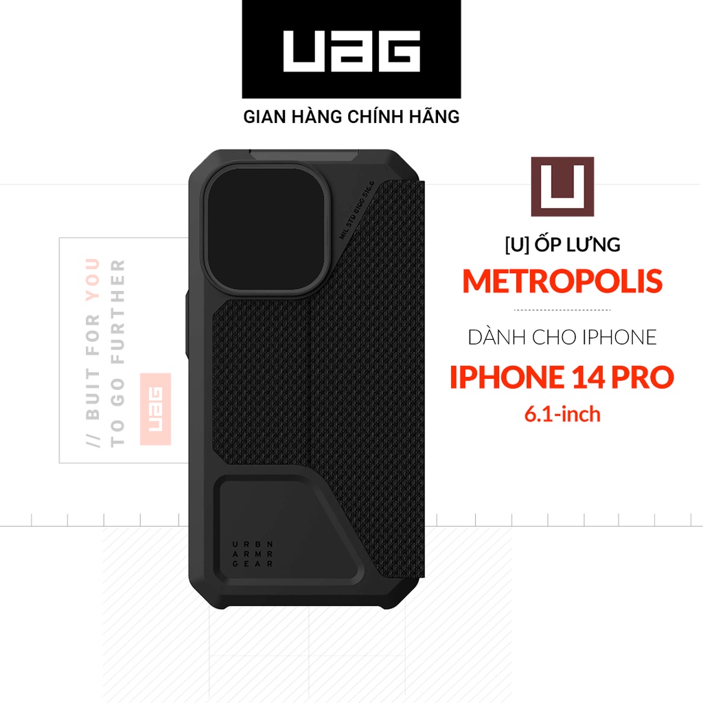 Ốp Lưng UAG METROPOLIS Cho iPhone 14 Pro [6.1 INCH]