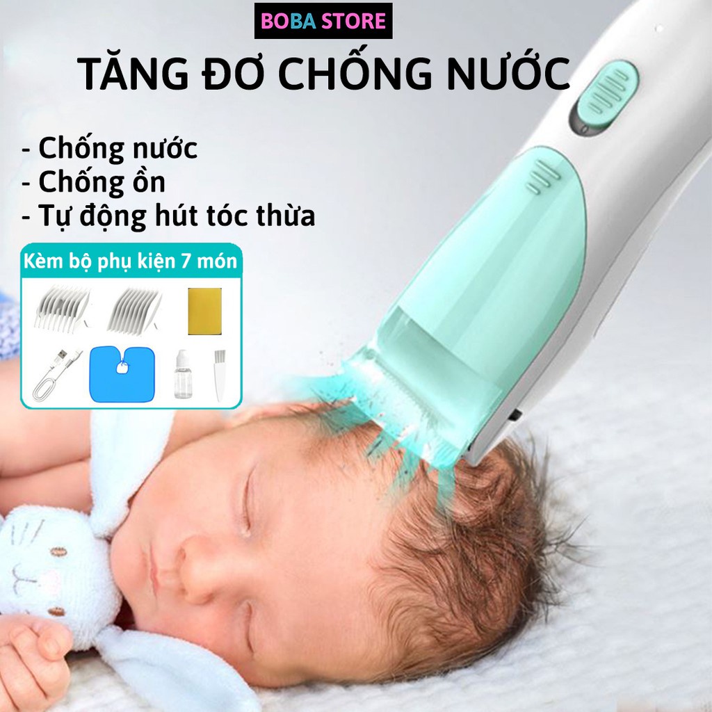 Tông đơ cắt tóc gia đình Enssu, Tông đơ cắt tóc chuyên nghiệp, tặng kèm dầu cho bé