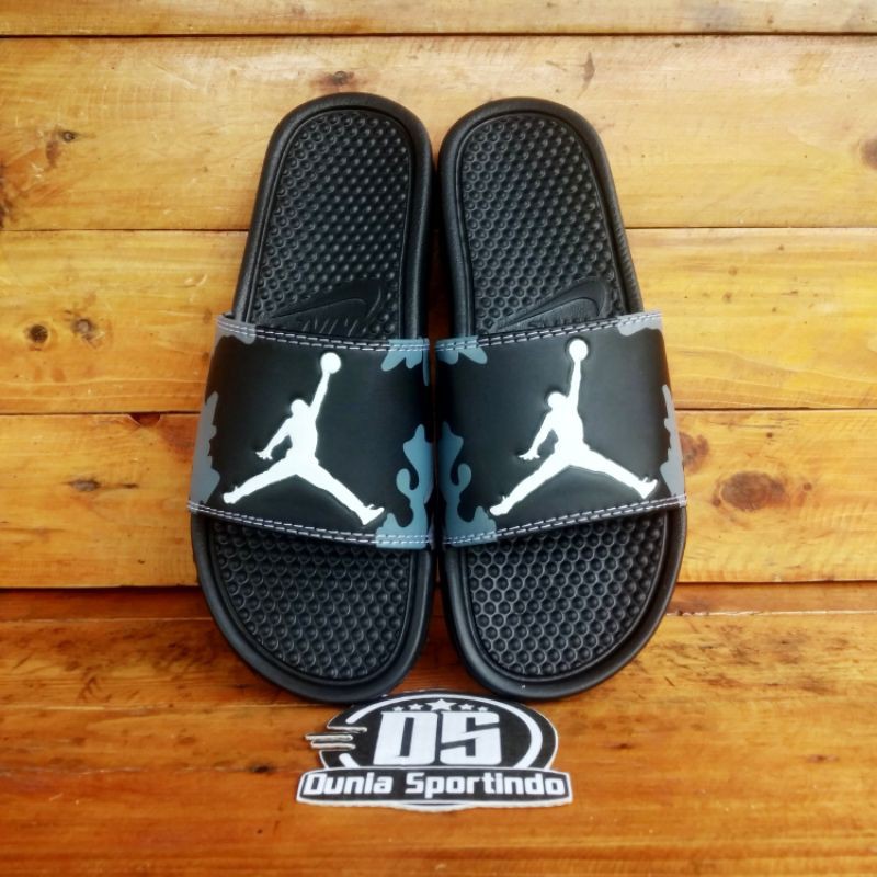 Giày Sandal Nike Benassi Swosh Jordan Thời Trang Cao Cấp Cho Nam