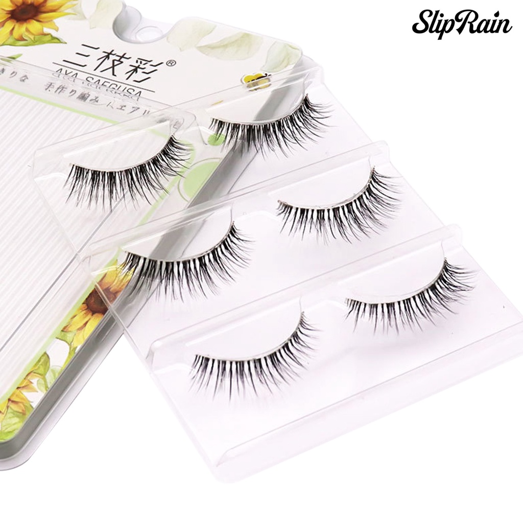 Set 3 cặp lông mi giả sợi mềm tự nhiên dành cho nữ | BigBuy360 - bigbuy360.vn