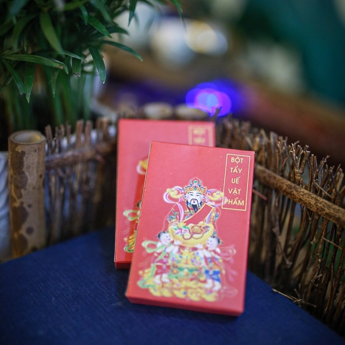 Bột tẩy uế trừ tà, mang lại may mắn, thanh lọc không khí cho không gian nhà bạn.
