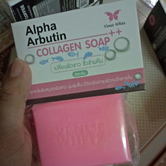 Soap tắm trắng alpha ảbutin