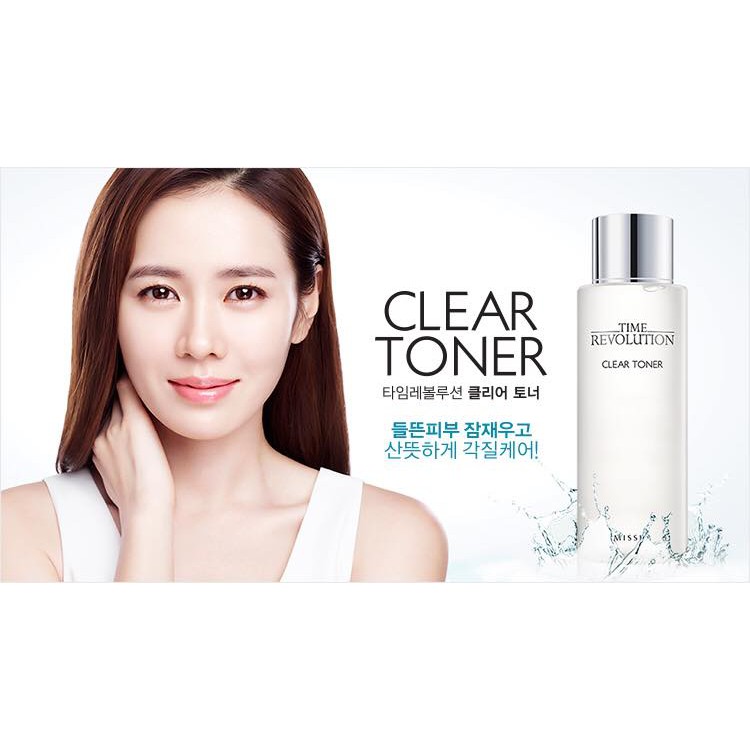 [𝗦𝗔𝗟𝗘]..::✨Nước Hoa Hồng Missha Time Revolution Clear Toner  30ml/250ml✨::..