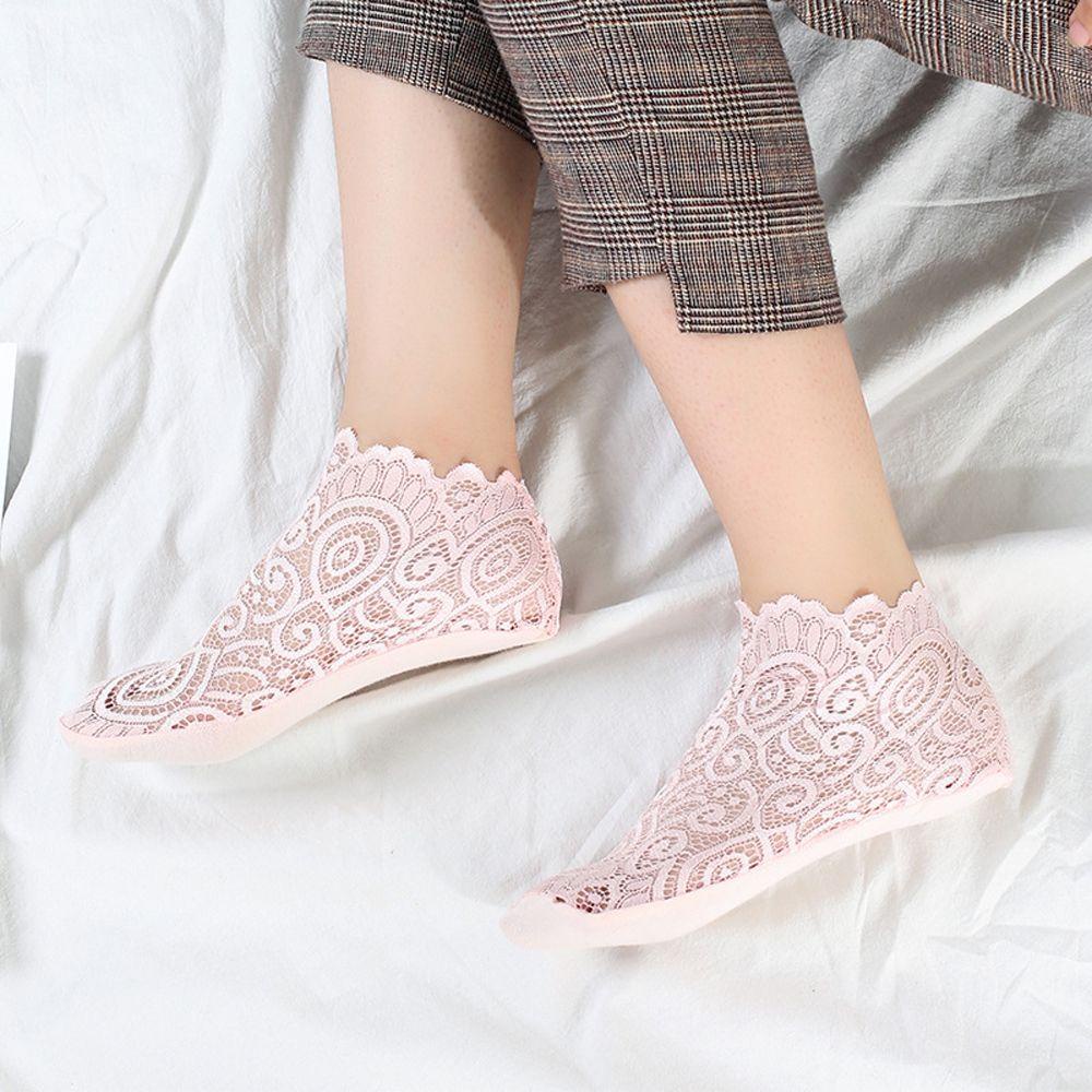 Đôi Vớ Thuyền Phối Ren Thoáng Khí Thời Trang Cho Nữ AVALENTINE