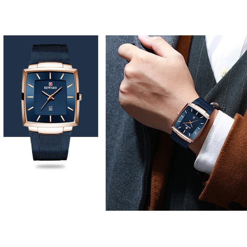 ĐỒNG HỒ NAM REWARD 62009, THIẾT KẾ MẶT VUÔNG ĐỘC ĐÁO, HÀNG CHÍNH HÃNG BẢO HÀNH 1 NĂM | BigBuy360 - bigbuy360.vn