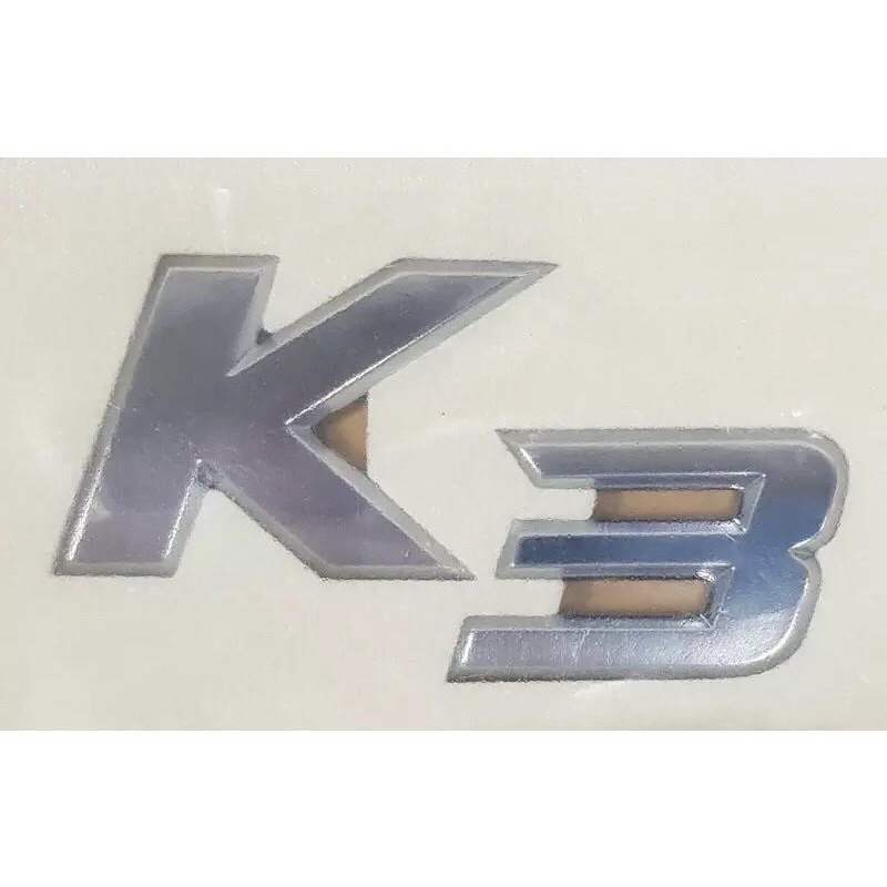 Logo tem K3 2.0 dán thân xe KIA CERATO hàng xịn chính hãng