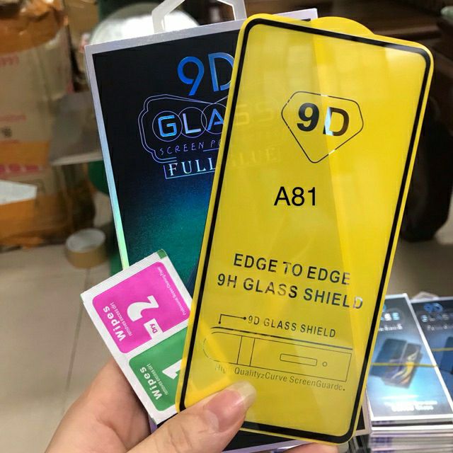 Kính cường lực Full màn Full keo 9D samsung note 10 lite/A81
