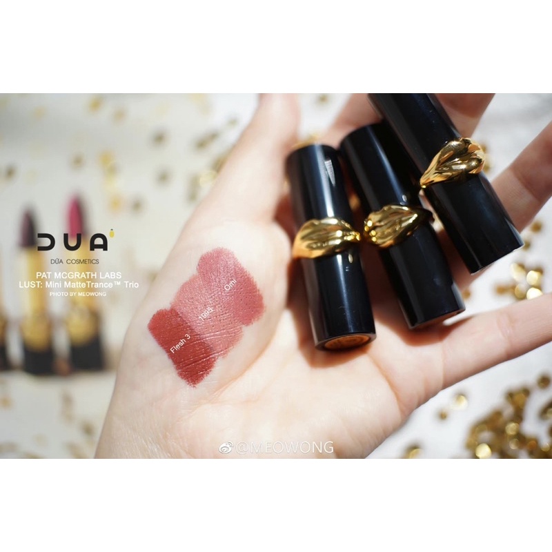 Set son Pat McGrath Mini Mattetrance Lipstick Trio