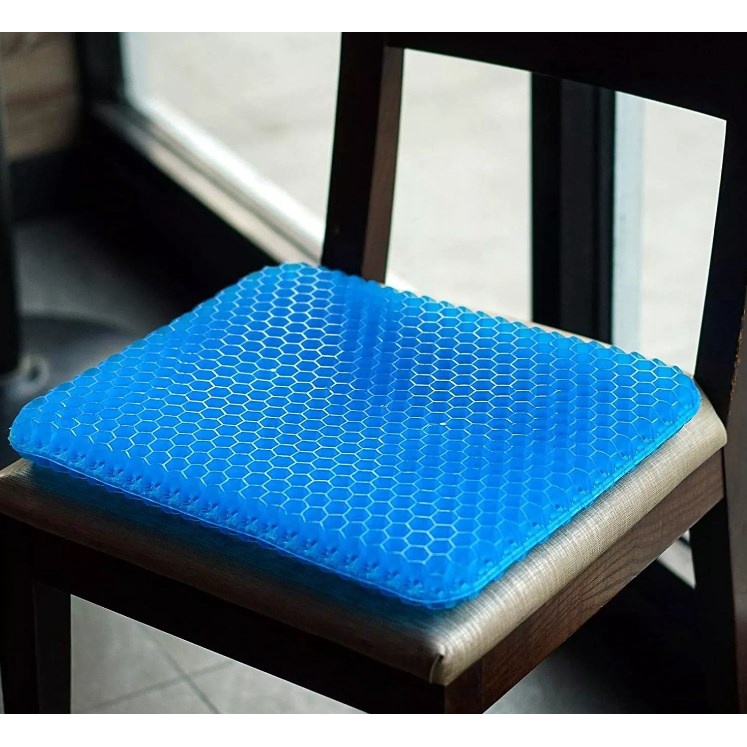 MONQIQI Đệm lót ghế 3D Gel Silicone thoáng khí cao cấp chống đau mỏi