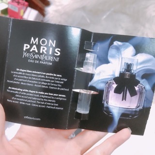 Vial nước hoa mon paris ysl 1.2ml edt-edp 3 ml edp