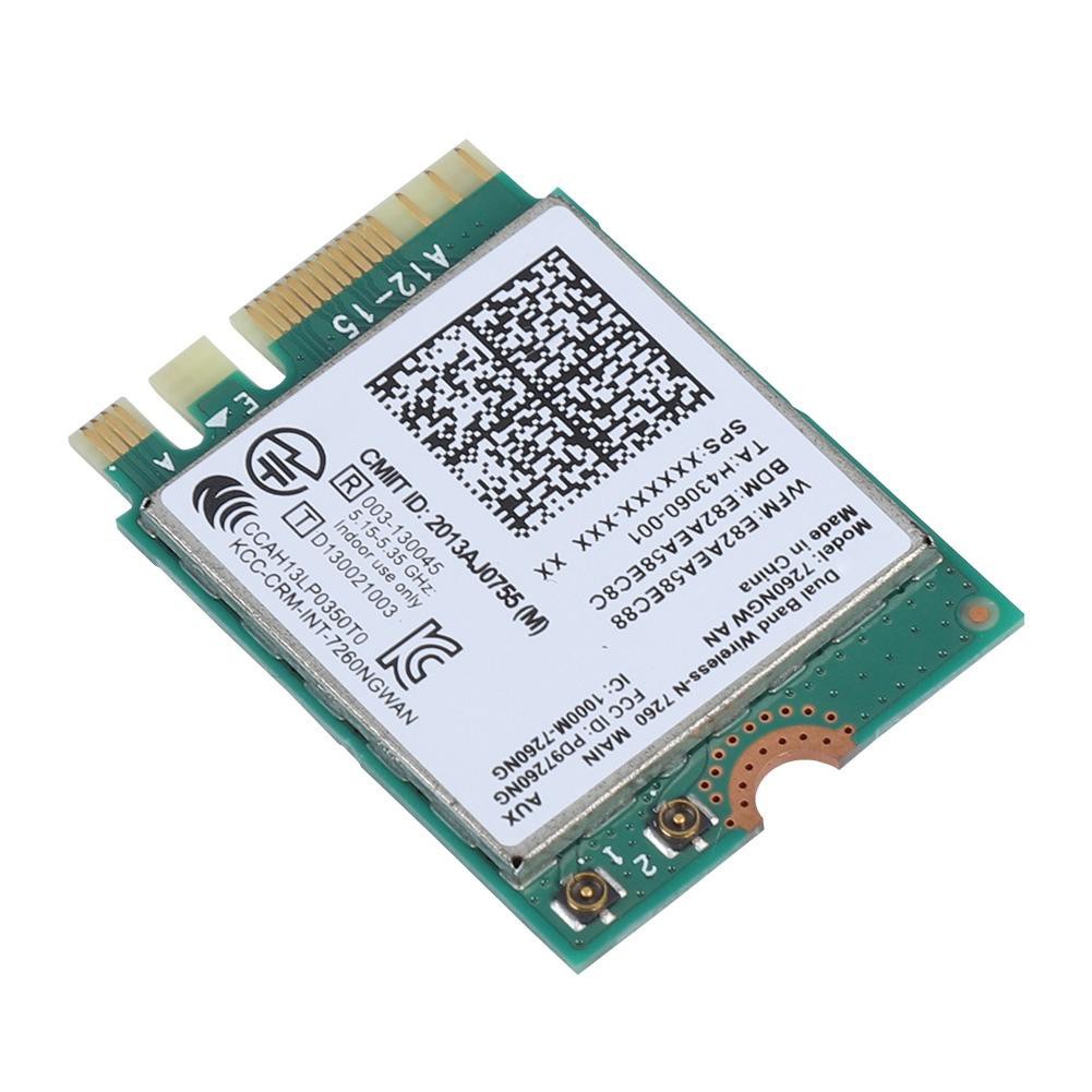 [READY STOCK] Card Wifi Không Dây Cho Intel 7260ngw An 2.4g / 5g Bluetooth 4.0 | BigBuy360 - bigbuy360.vn