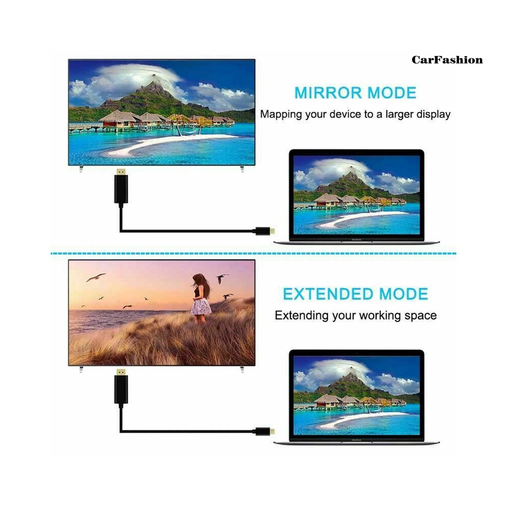 Dây Cáp Chuyển Đổi Type-C Sang Dp 180cm / 6ft Chuyên Dụng Cho Laptop | BigBuy360 - bigbuy360.vn