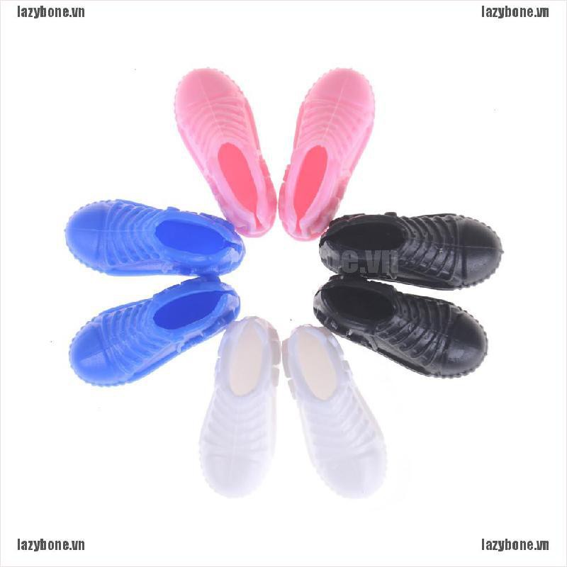 Bộ 4 Đôi Giày Co Giãn Xinh Xắn Dành Cho Búp Bê Barbie