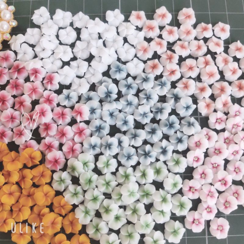 Hoa đậu- hoa bột nail đẹp