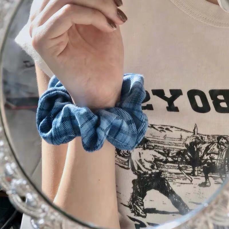 Cột tóc scrunchies cute dễ thương - Dây buộc tóc scrunchies