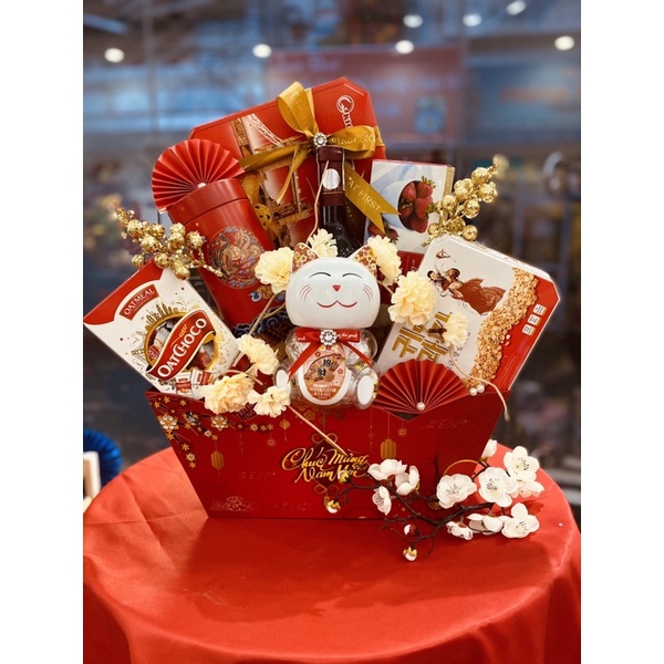 Giỏ Quà Tết Sang Trọng Cao Cấp Dùng Cho Làm Quà biếu Tiết Năm 2022 | BigBuy360 - bigbuy360.vn